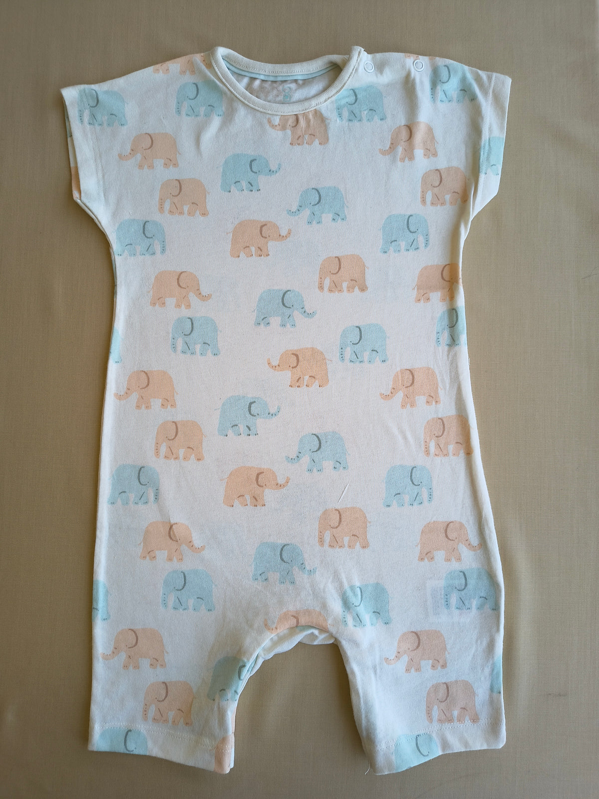 Lovely elephants half romper