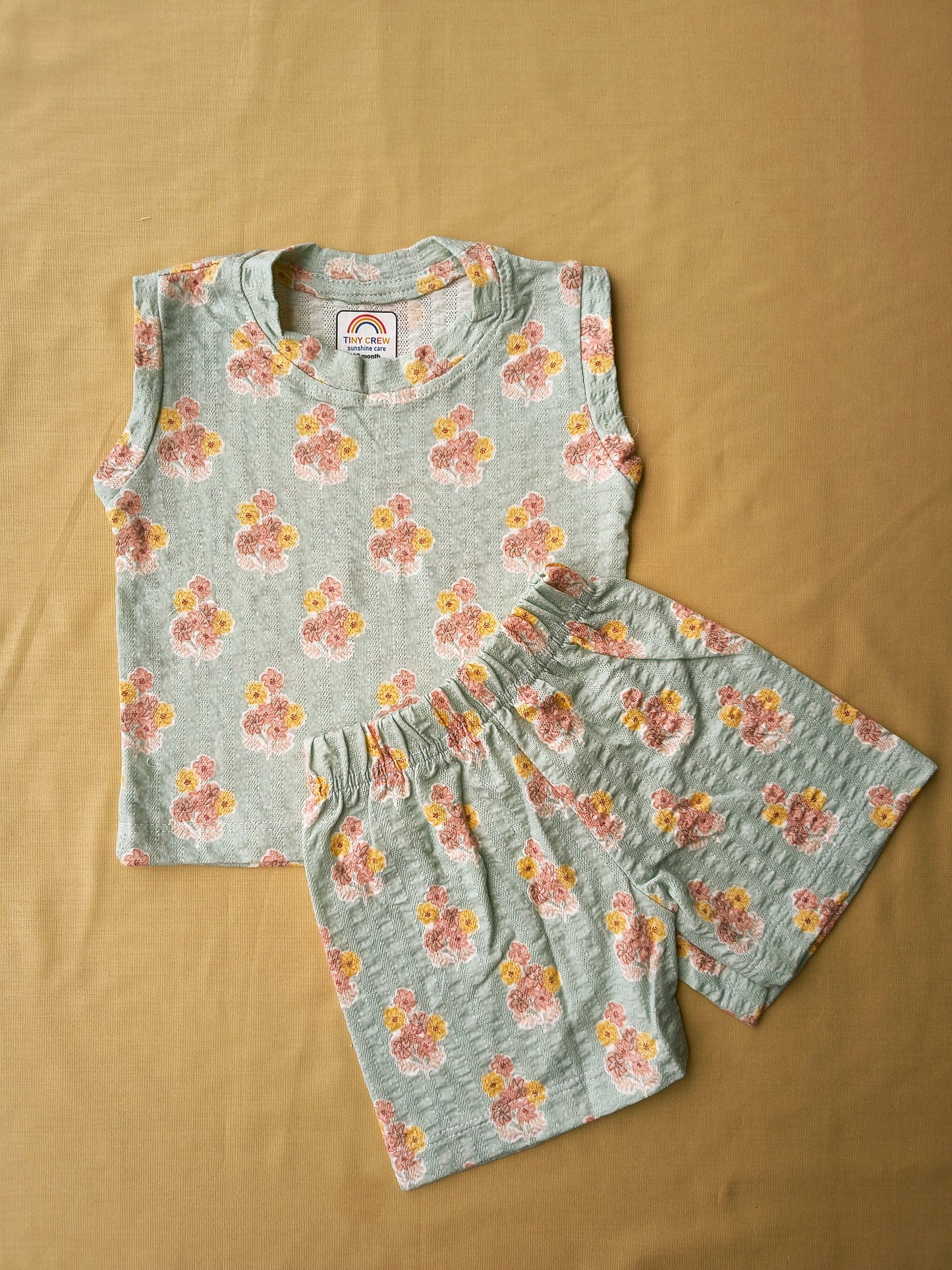 Sleeveless cotton co ords set