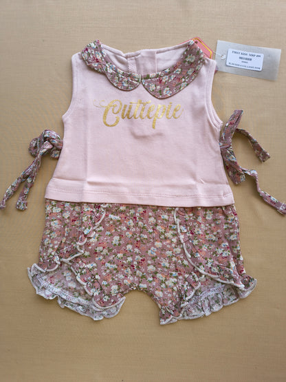 Vintage Rose Romper style dress