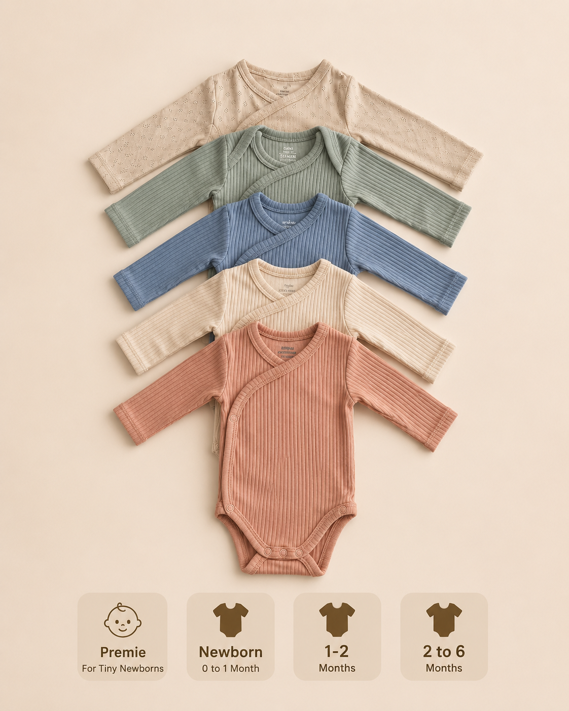Premie to 6 months body suit