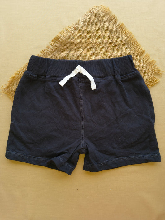 Jet black premium shorts