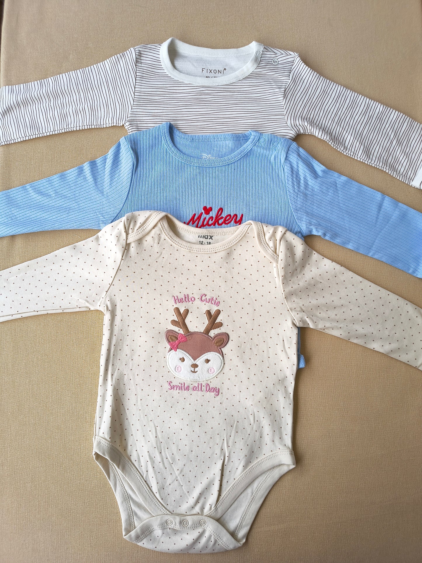 Combo Rompers pack of 3