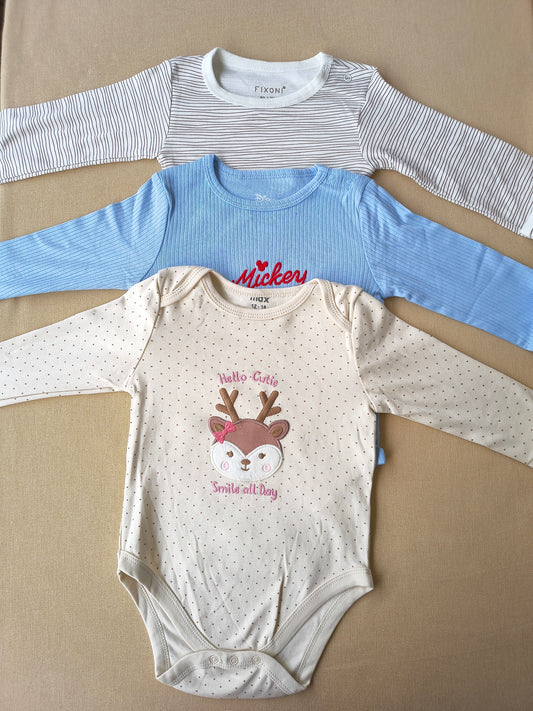 Combo Rompers pack of 3