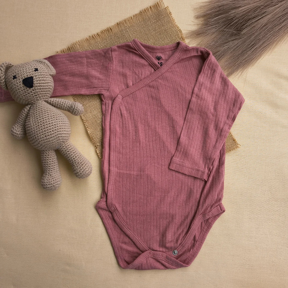Mauvy Branded bodysuit
