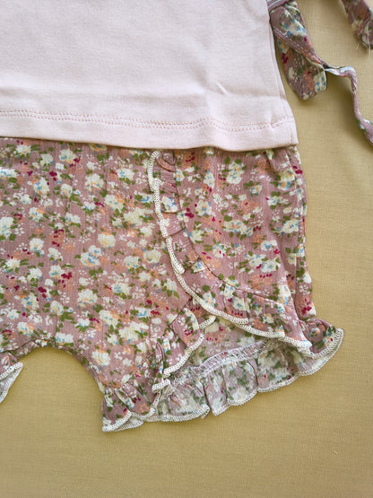 Vintage Rose Romper style dress