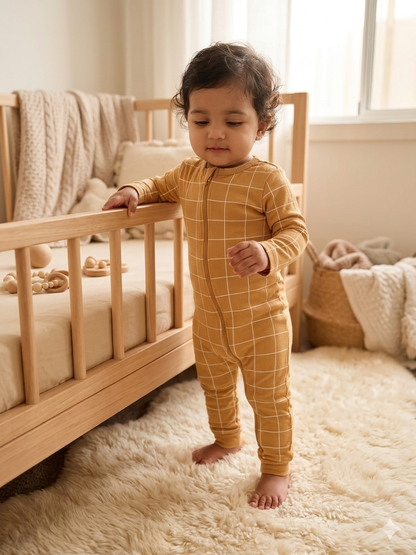 Mustard Check suit