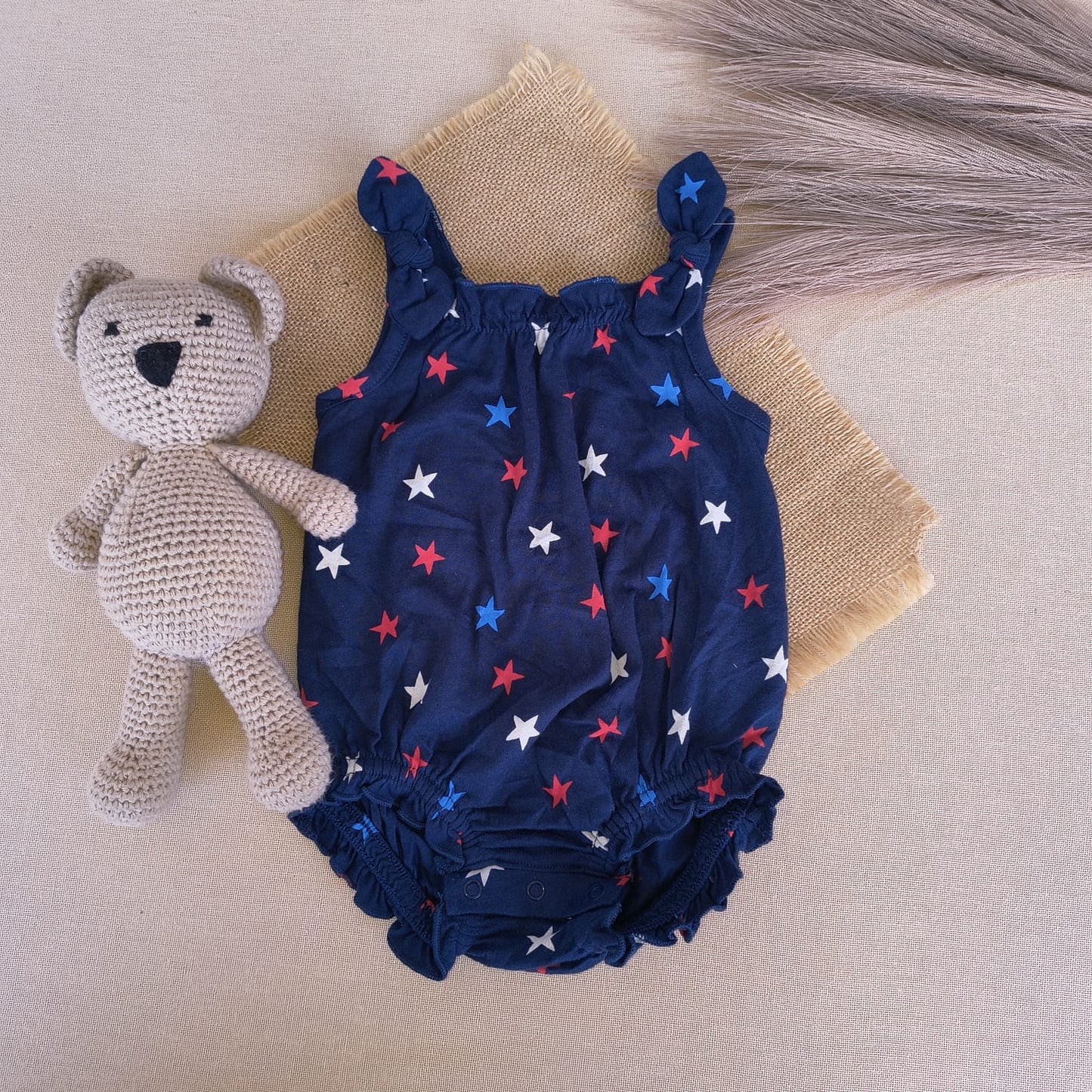 Cute star fancy romper