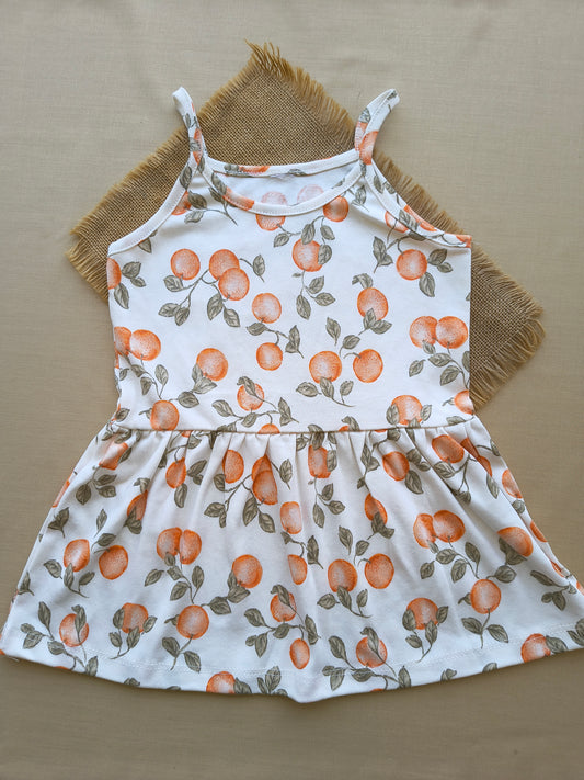 Tangerine 🍊 Spaghetti Frock