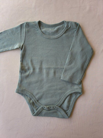 Sage mint branded bodysuit