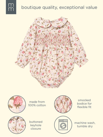 Vintage petals Bubble romper