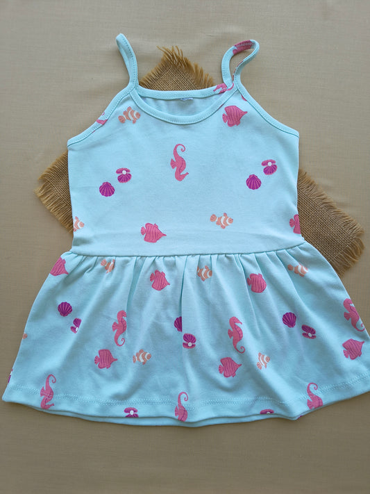 Seashine spaghetti Frock