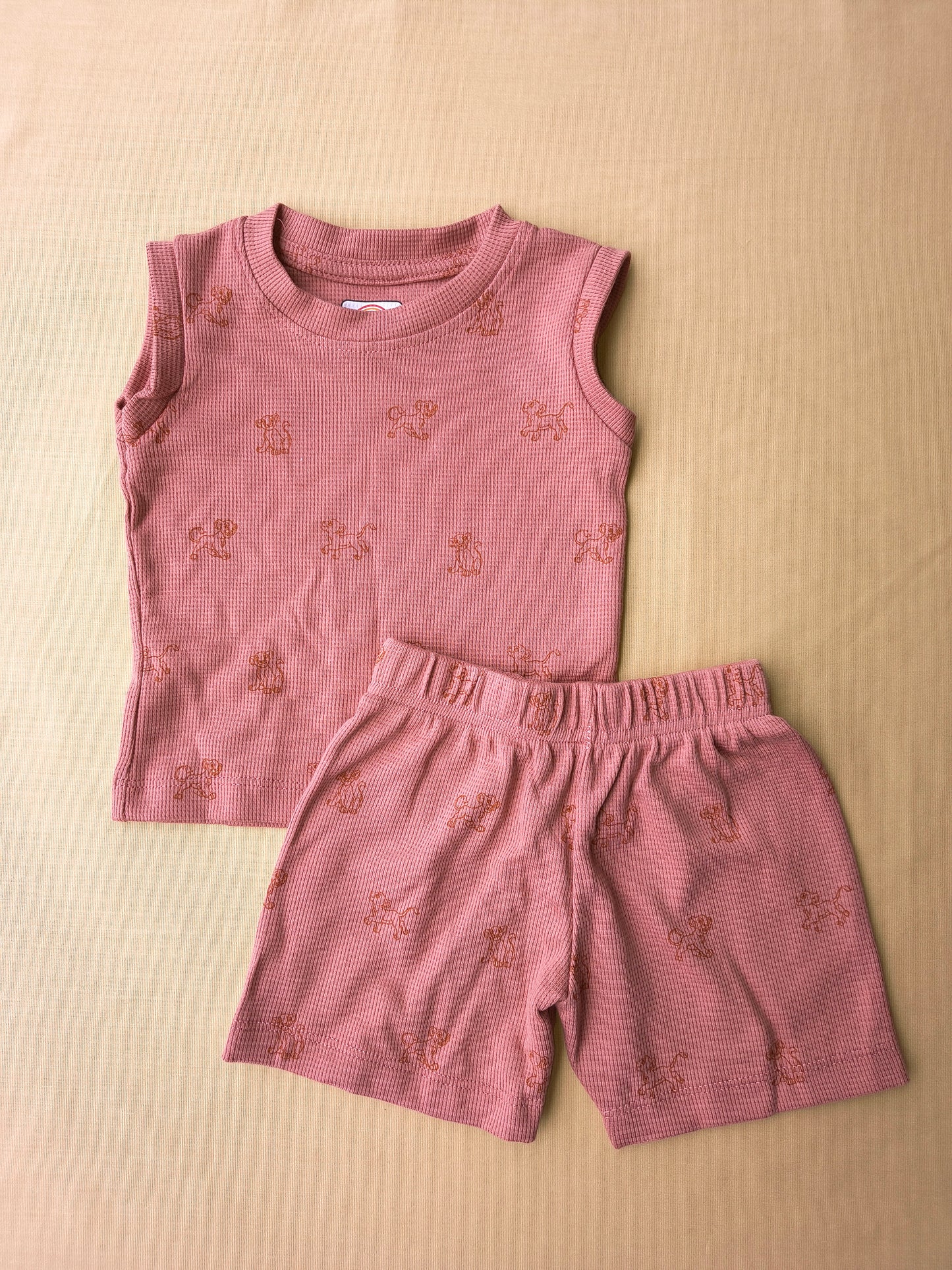 Sleeveless cotton co ords set