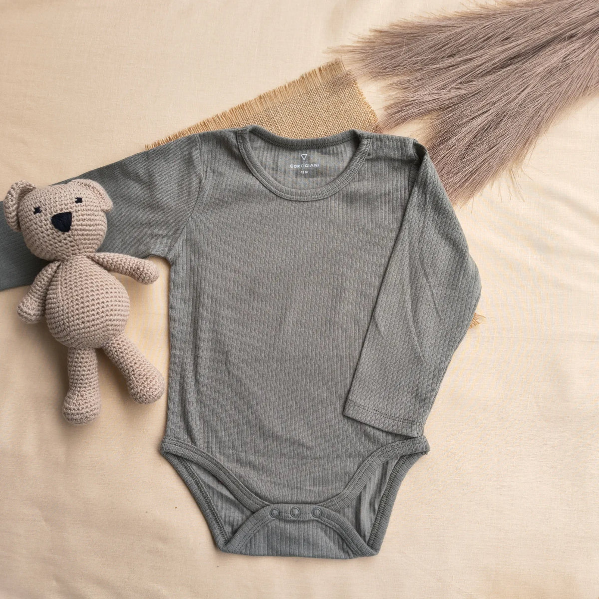 Olive branded bodysuit
