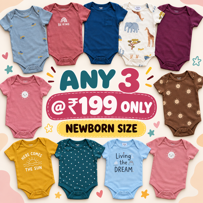 Newborn onsies (199 offer)