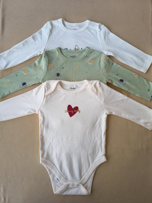 Combo Rompers pack of 3