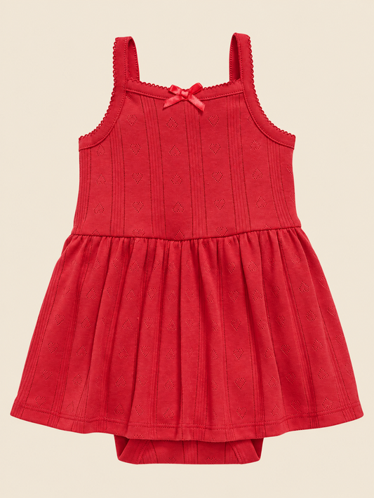 Butter Red ♥️ premium frock romper