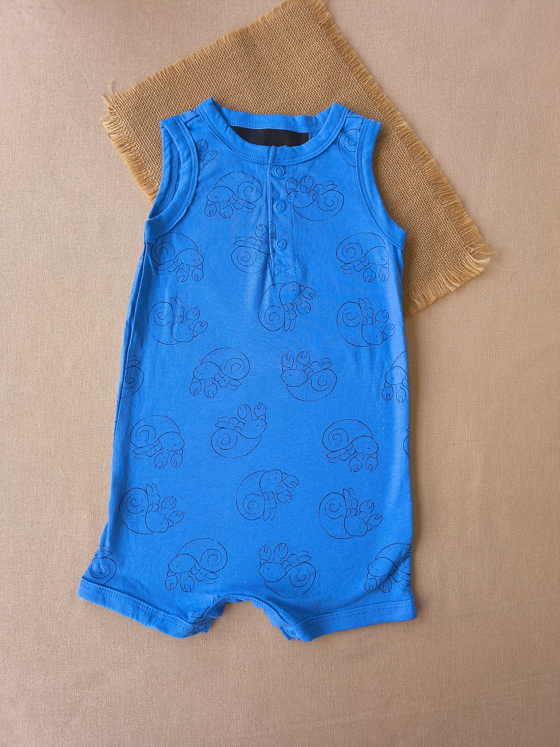 Craby Babe 🔵 Romper
