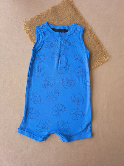Craby Babe 🔵 Romper