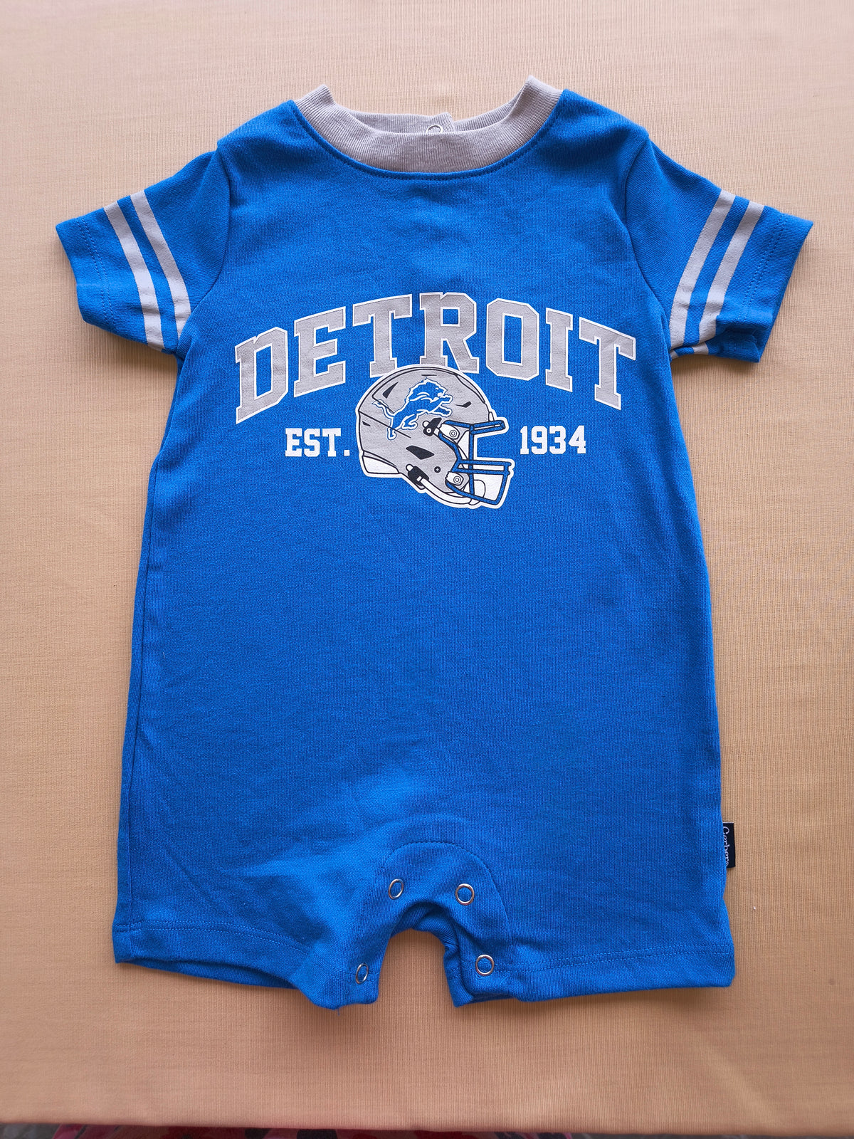 Detroit Blue half romper