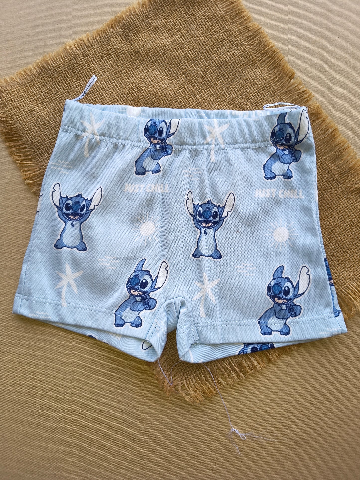 Blue buddy cotton shorts