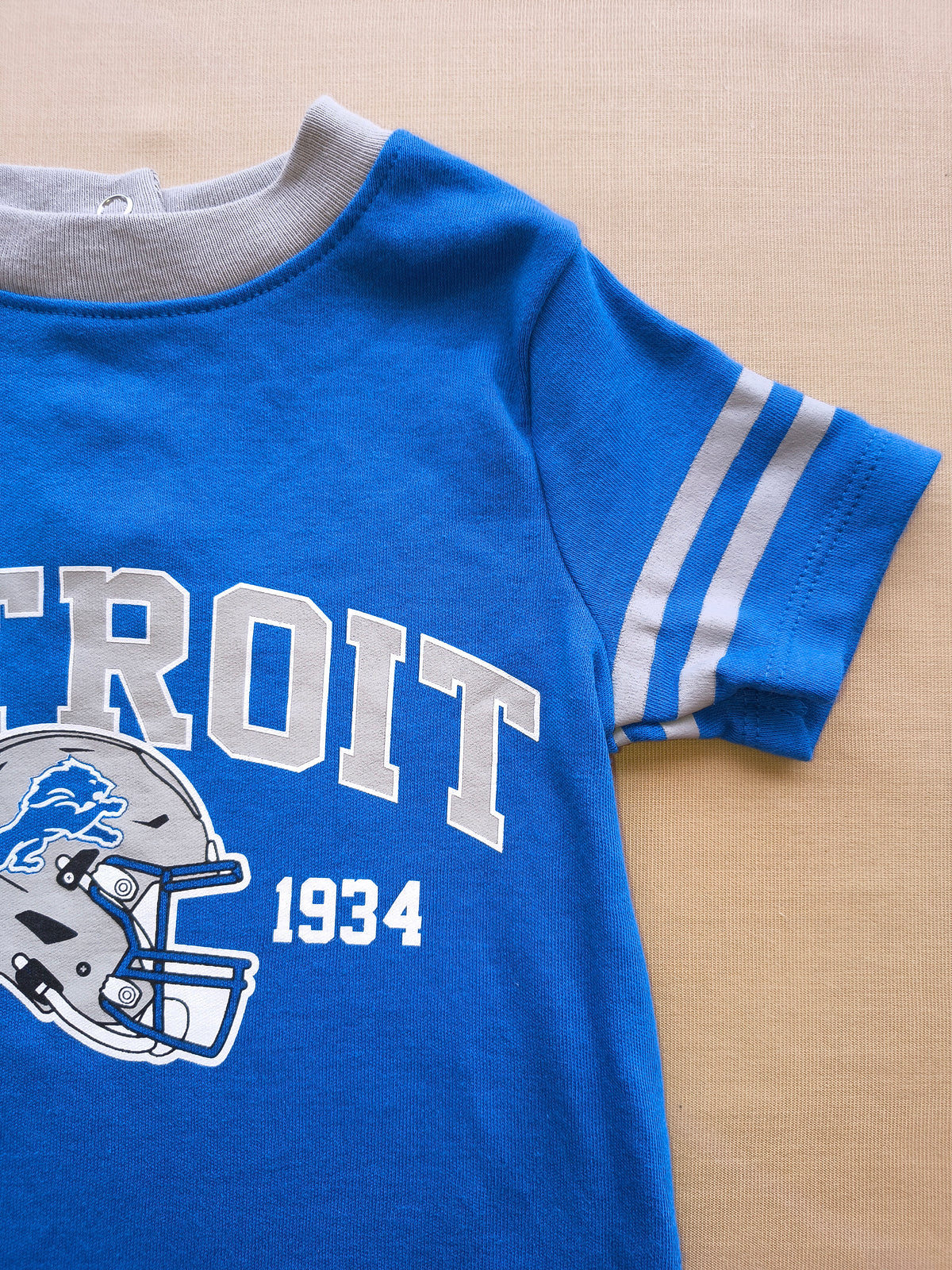 Detroit Blue half romper