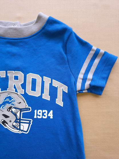 Detroit Blue half romper