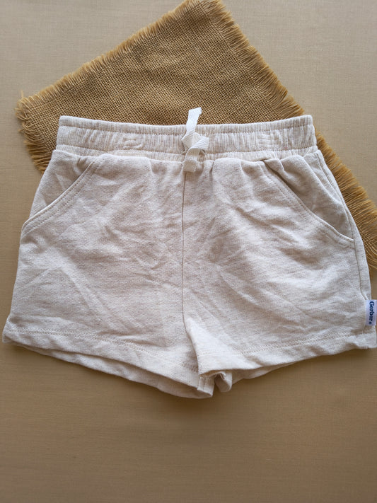 Cream premium shorts