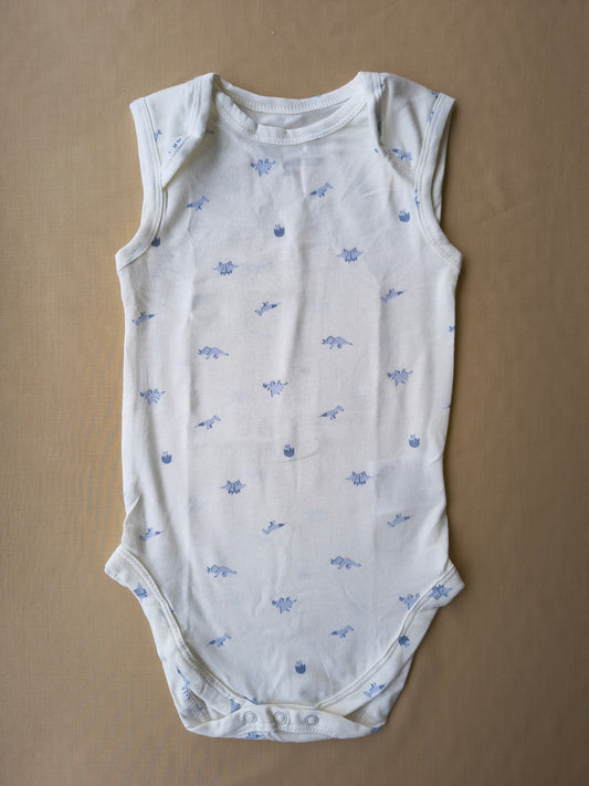 Blue dino Snuggly Bodysuit