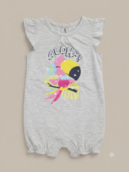 Icy girl frill romper