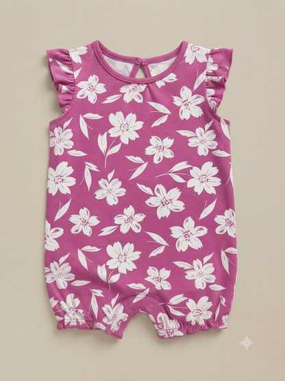 Icy girl frill romper