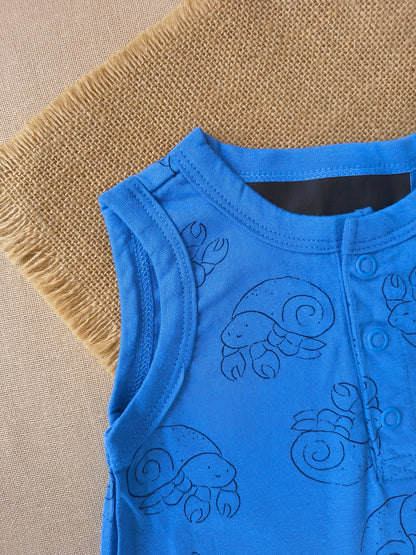 Craby Babe 🔵 Romper