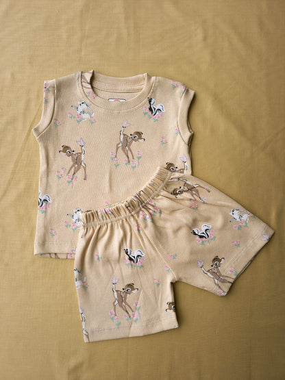 Sleeveless cotton co ords set
