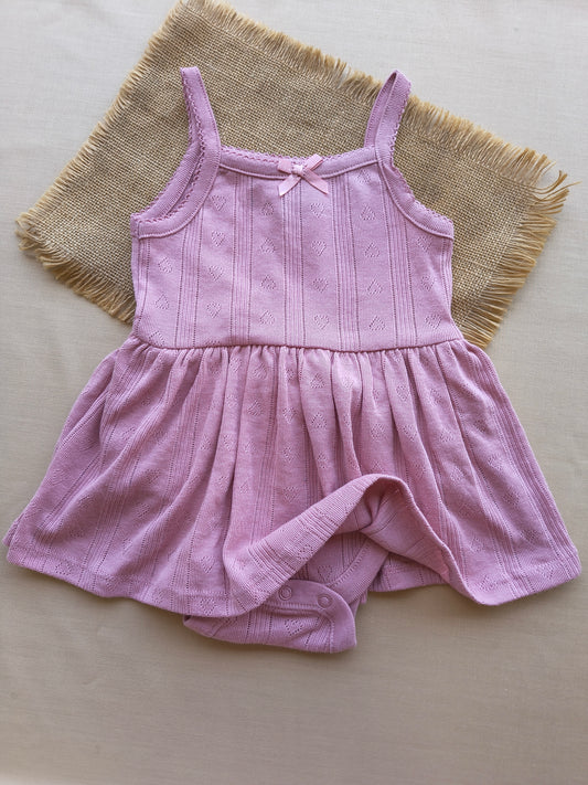 Dusty Peach🪷 frock romper