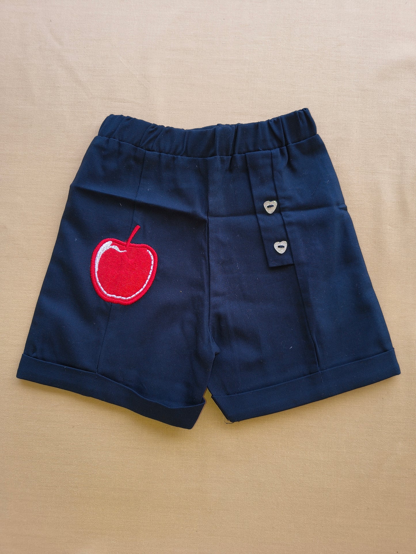 Fruity Halter Navy cotton set